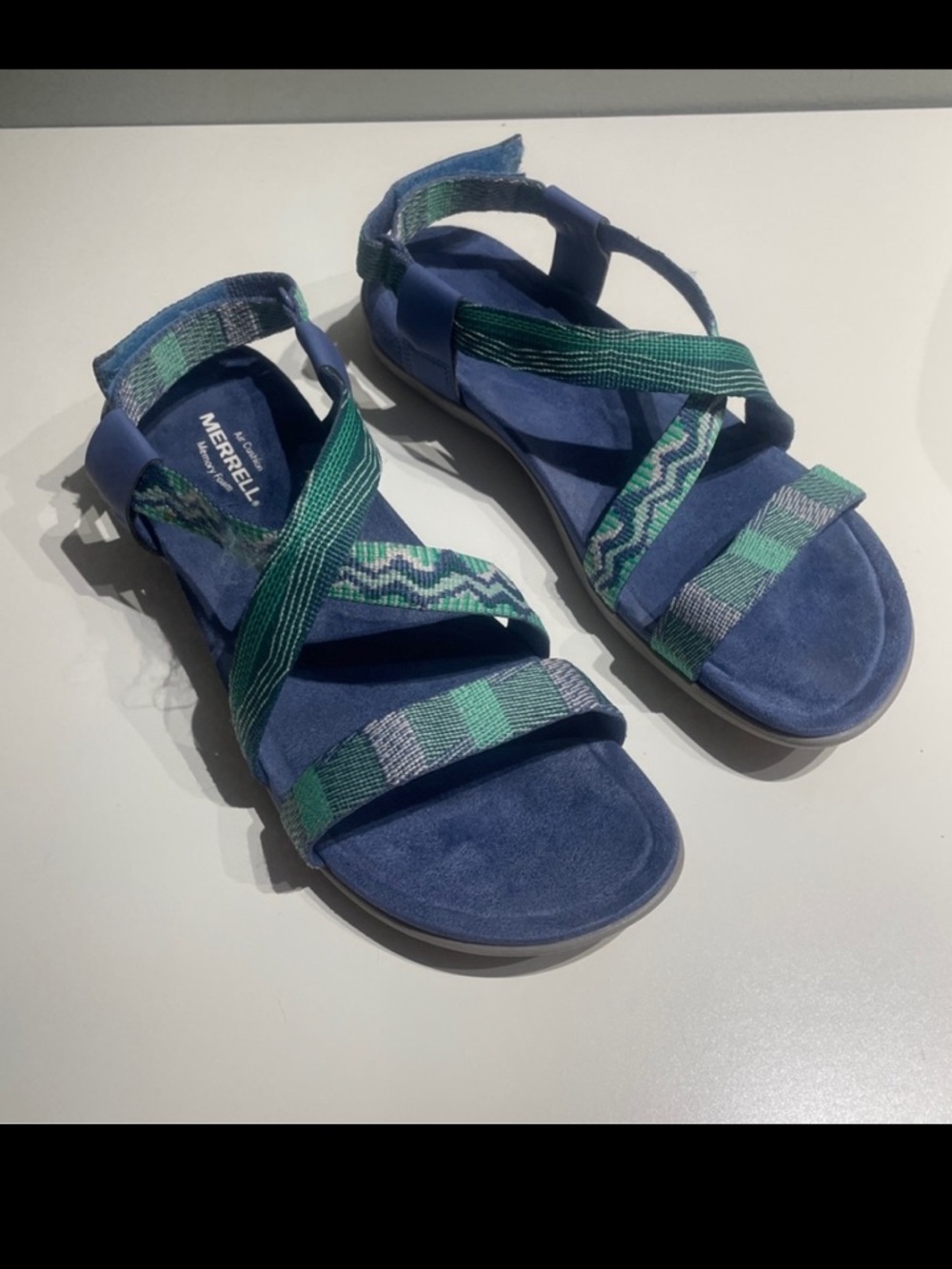 Merrell Sport Sandal 10 District Kalbury Cross Strap Thistle